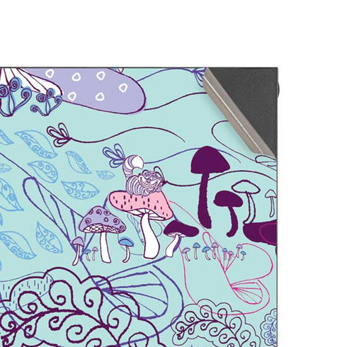 Disney Alice in Wonderland (animated) Mushrooms Print Pattern XBox Series X Digital Edition Console Skin